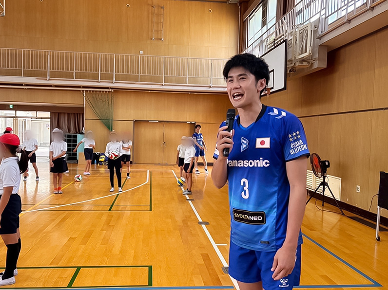 大阪府トップアスリート小学校ふれあい事業「大阪ブルテオン