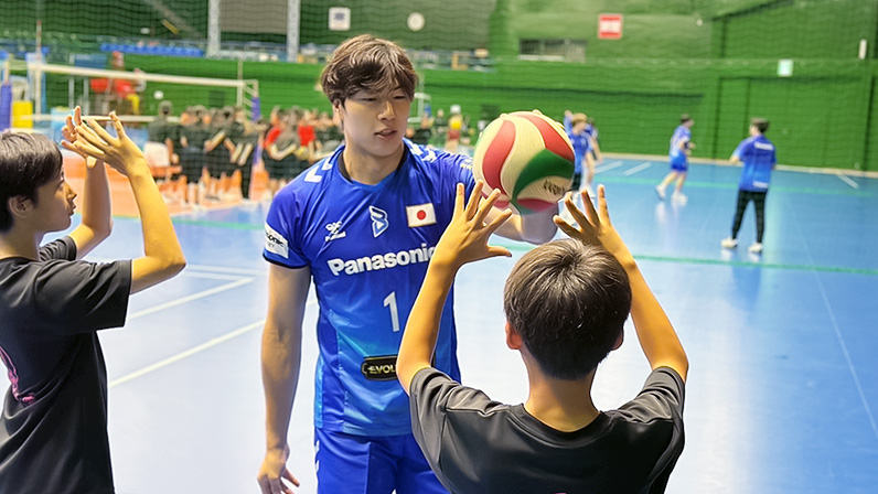 子どもふれあい事業 バレーボール教室 | 大阪ブルテオン