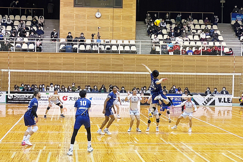 写真：試合中のコートの様子