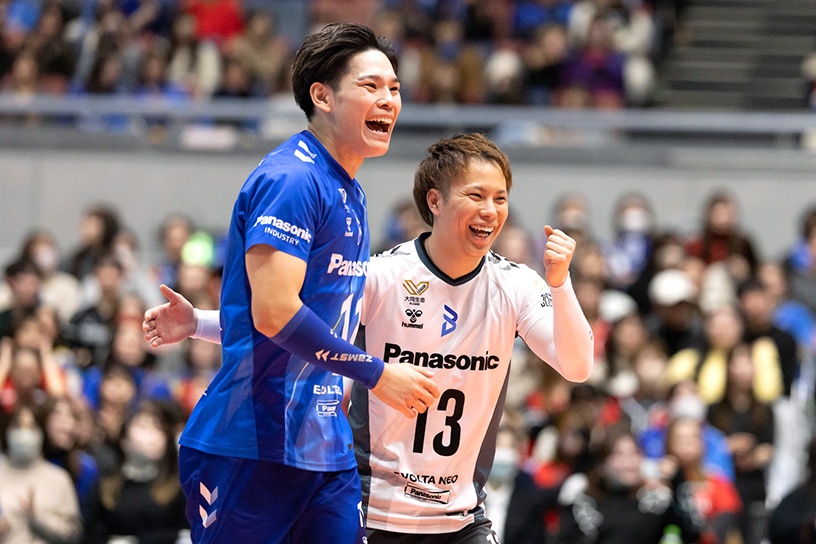 写真：西田選手、山本選手