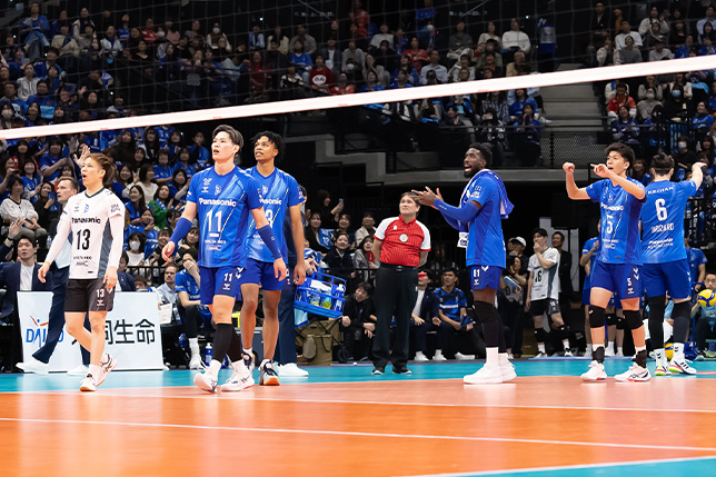 写真：チャレンジ中の選手の様子