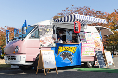 写真：飲食ブース販売車