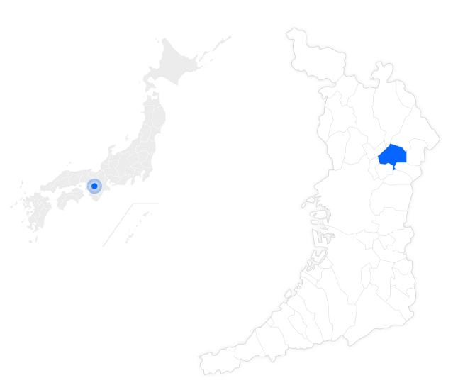 枚方市の地図