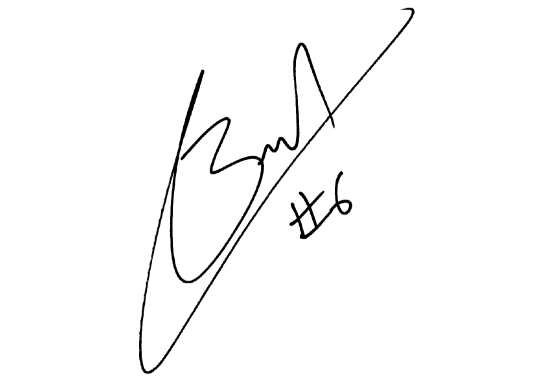 Image: Player's autograph
