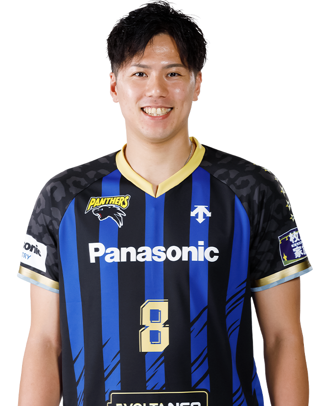 パナソニックパンサーズ　仲本賢優選手　ユニフォーム 仲本 賢優選手 更新のお知らせ | ニュース | 大阪ブルテオン
