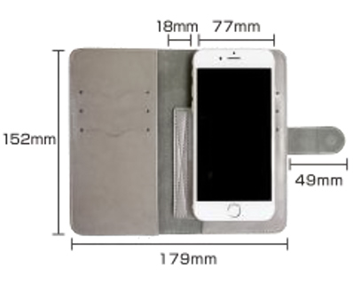 写真：mediumサイズのスマホケース