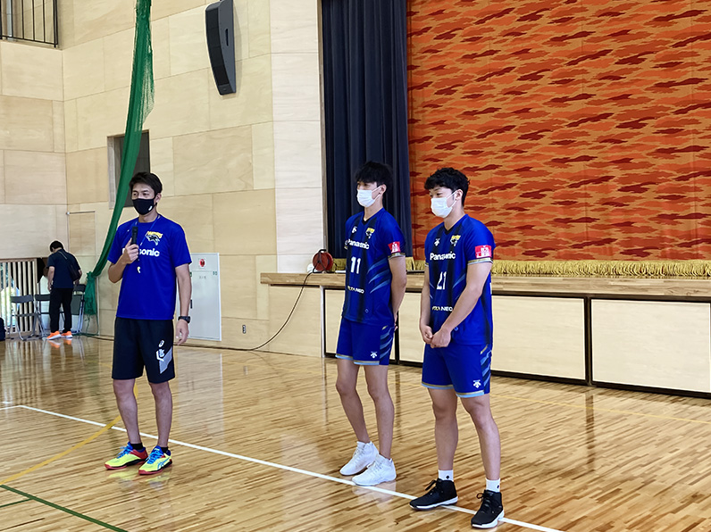 写真:山本氏、鈴木選手、兒玉選手