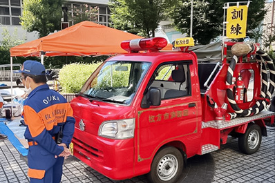 写真：ミニポンプ車