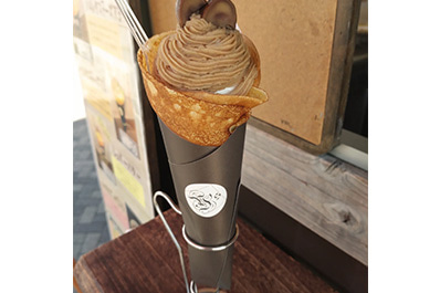 写真：Y'sCrepeのクレープ