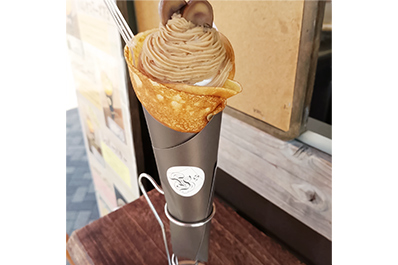 写真：Y'sCrepeのクレープ