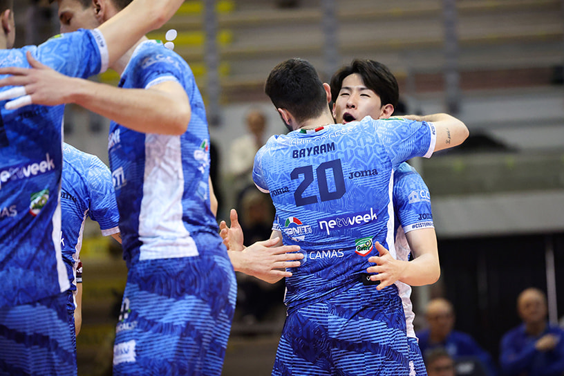 写真：試合中の垂水選手の様子