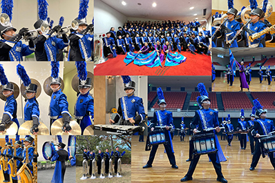写真：四條畷学園高等学校マーチングバンド Burning Bravers