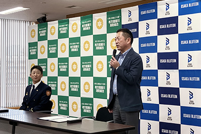 写真：大阪ブルテオン久保田代表