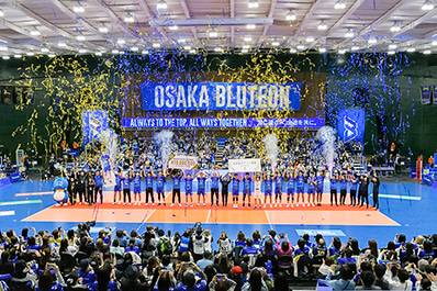 写真：レギュラーシーズン優勝時の様子