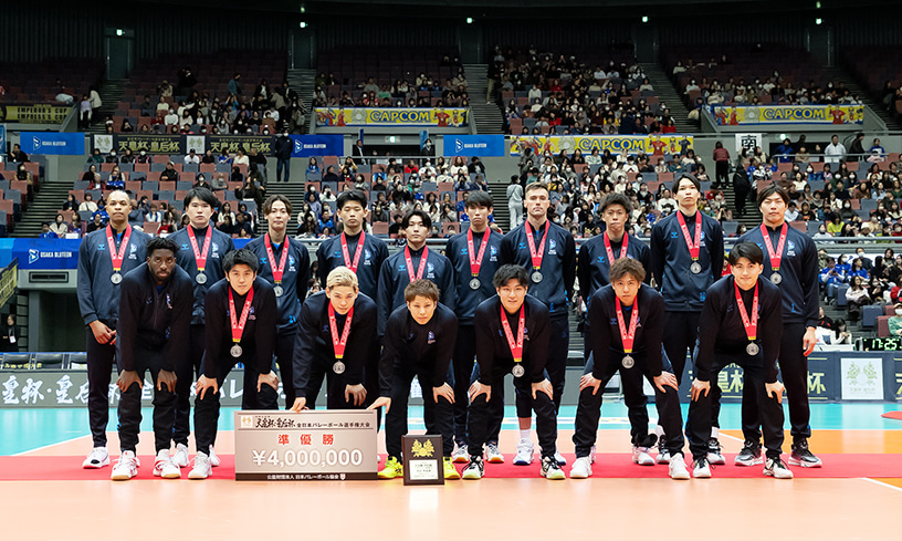 写真：天皇杯準優勝時の集合写真