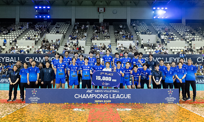 写真:アジアチャンピオンズリーグ準優勝時の集合写真
