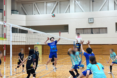 写真：試合中の様子