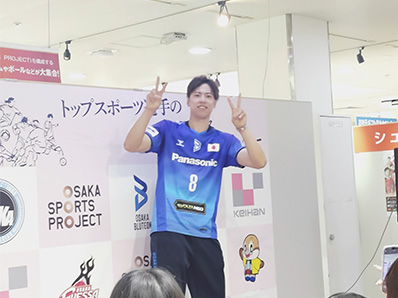活動レポート】仲本 賢優選手が京阪百貨店守口店で開催された