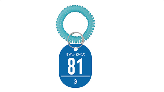 画像：ロッカー風キーホルダー
