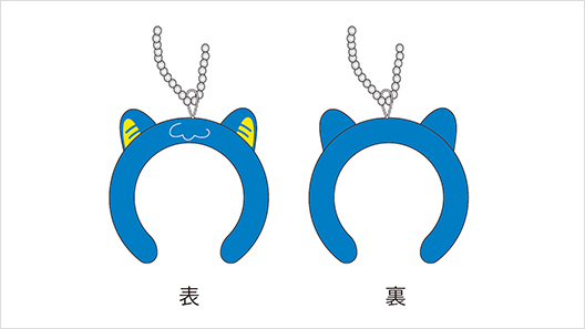 画像：パピネスカチューシャキーホルダー