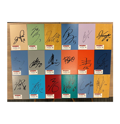 選手サイン入り特典のイメージ