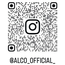 ALCO公式InstagramのQRコード