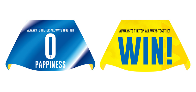 2026-27 Season PAPPINESS New Mantle (Left: Back Number Design, Right: WIN Design)