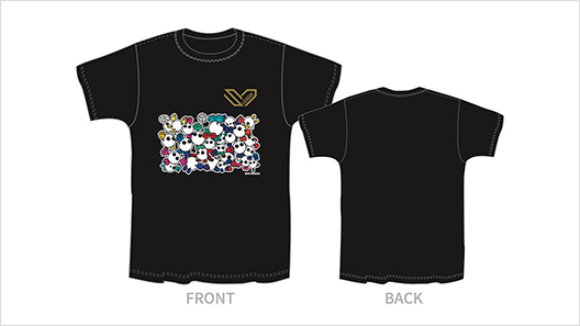画像：SV.LEAGUE バボちゃんTシャツ（サイズ：S/M/L/XL）