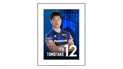 写真：伊藤選手のアクリルフォトフレーム