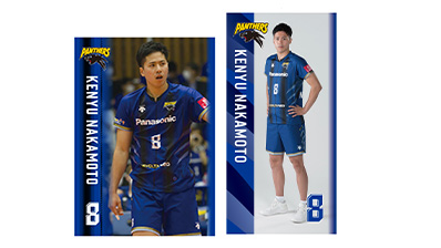 写真：仲本選手のポスター