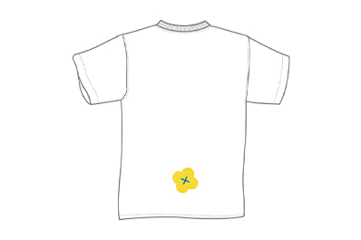 イメージ：パピネスキッズTシャツ（背面）