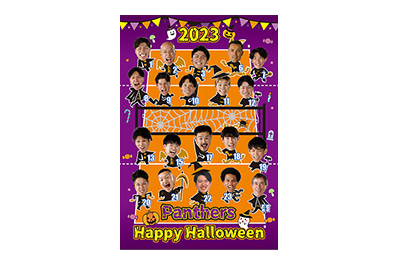 ハロウィン×パンサーズオリジナルポストカード：Aパターン