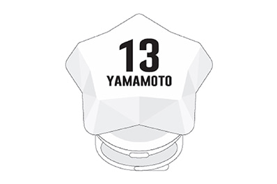 画像：2024-25シークレット選手背番号ネームリングライト（正面）