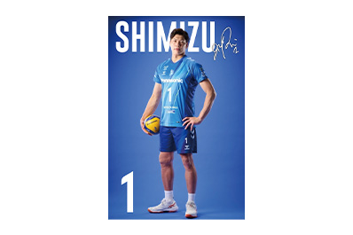 2025-26選手クリアカード（清水選手バージョン）のイメージ画像