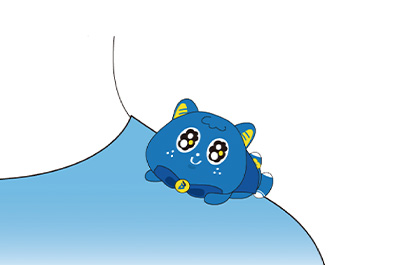 画像：2025-26クリップ付きパピネスを肩に着けたイメージ