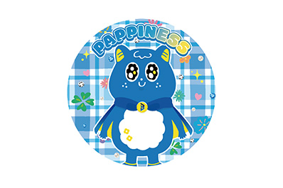 写真:パピネス缶バッチ