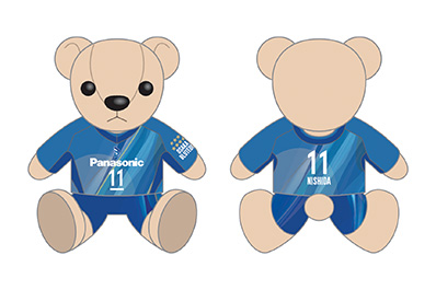 1st（青）ユニフォームのBIGユニフォームベア