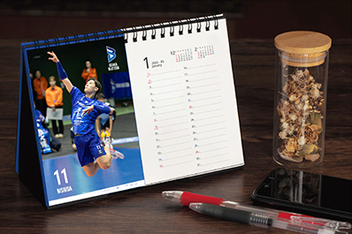 2026選手卓上カレンダー