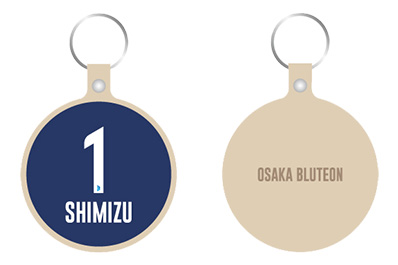 選手背番号ネームタグ（本革）【福BOX限定商品】