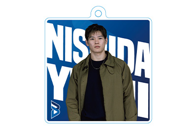 2025-26大阪ブルテオン ガチャの選手COOLアクリルキーホルダー（西田選手バージョン）