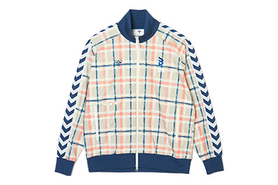 画像：大阪ブルテオン×hummel PLAYトラックジャケット（チェック柄）