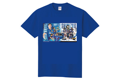 清水選手引退記念Tシャツ ブルーバージョン