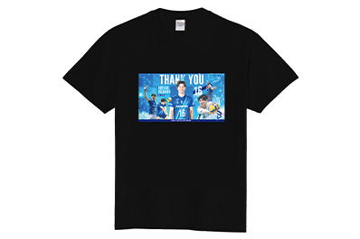 池城選手引退記念Tシャツ ブラックバージョン